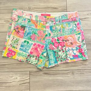 NWOT Lilly Pulitzer Callahan knit short Pop Up State of Mind size 10